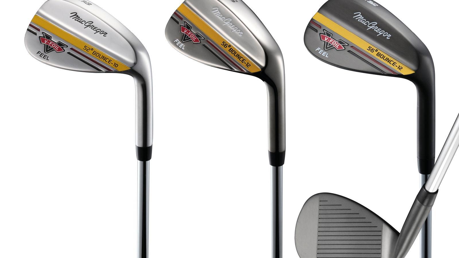 MacGregor Golf LAUNCH V Foil wedge line for firm SUMMER conditions